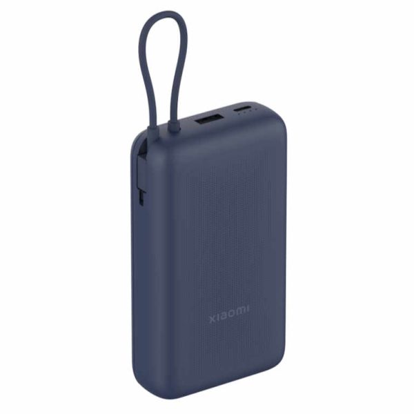 Xiaomi powerbank 20000mAh,33W integrisani kabl, plavi