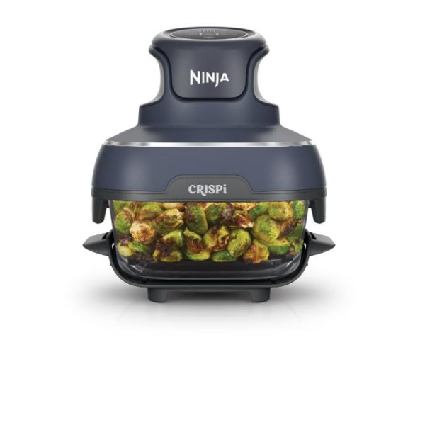 Ninja CRISPi 4u1 plavo/crna4 funkcije,prenosna friteza,snaga 1700W,2 posude 2.8L i 1.4L