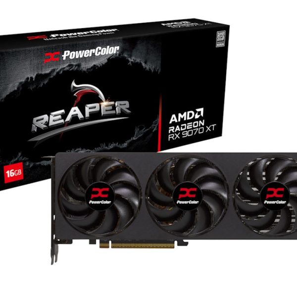 Power Color 9070 XT 16GB Reaper 16GB GDDR6, 256-bit, 3x DP, 1x HDMI