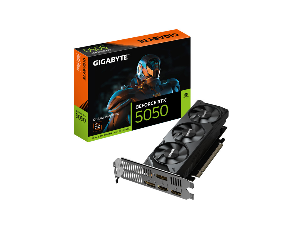 Gigabyte 5050 OC Lower Profile 8GB GDDR6, 128-bit, 2x DP, 2x HDMI