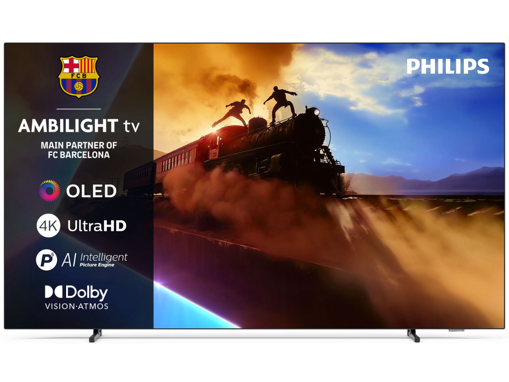 Philips 55''OLED770 4K TitanAmbilight s 3 strane; 2.1 HDMI; P5 AI perfect; panel 120 HZ