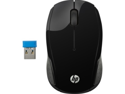 HP 200 Black Wireless MouseHP 200 Black Wireless MouseHP 200 Black Wireless Mouse bezicni mis