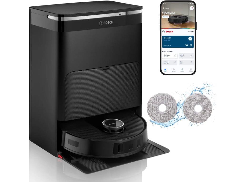 BOSCH Robotski UsisivačSpotless MAX, 11.000 Pa360 LiDAR navigacija