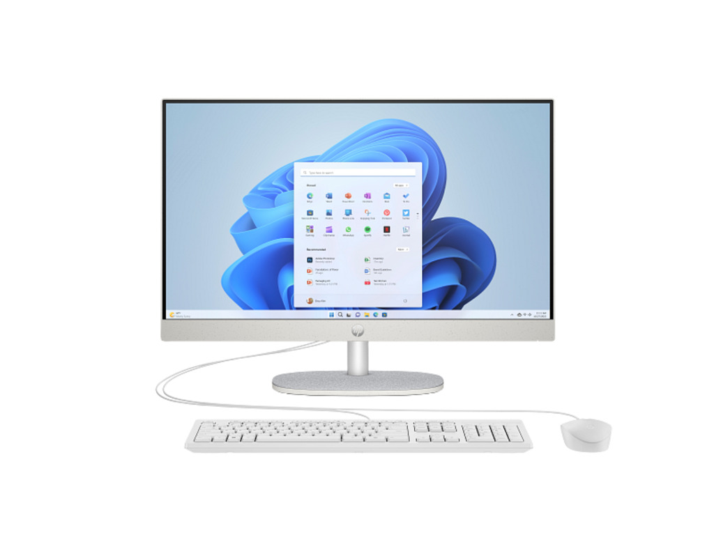 HP All-in-One 24-cr0100ny PC23,8",NT,1335U,16GB,512Gb,freeDOS,Wlan,periferija,bijeli