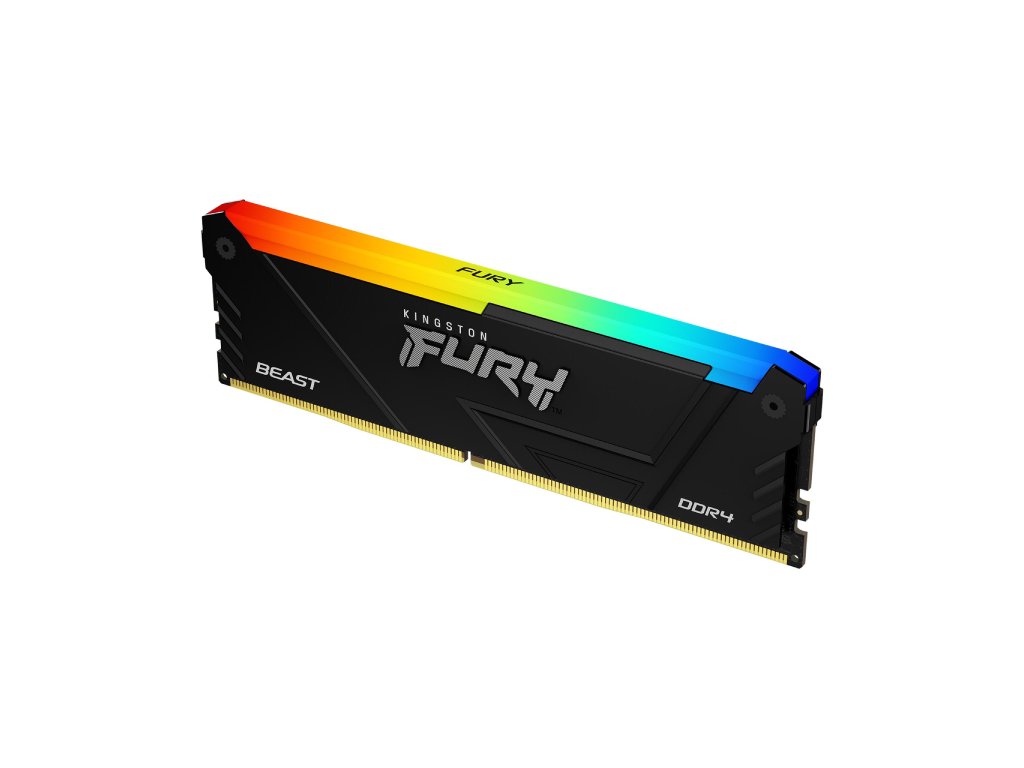Kingston 32GB 3600MHz DDR4 Fury Beast RGB, CL18 288-Pin, 1x32GB