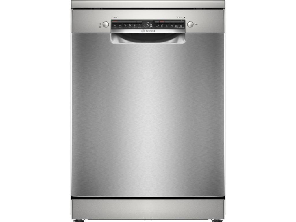BOSCH perilica posuđa Serie 4|Brušeni Čelik ,C, 14 setova,9L,46dB, Escajg ladica, Old: SMS4HVI00E
