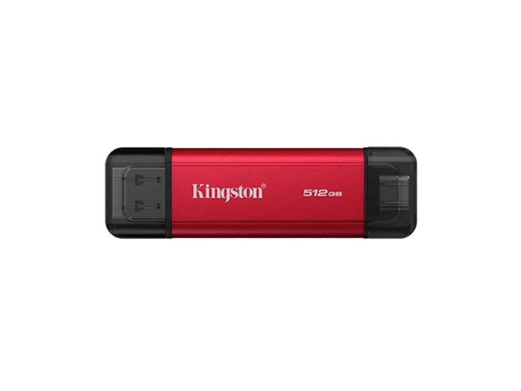 Kingston Dual Portable SSD 512 512GB, UBS Type-A, Type-C USB 3.2 Gen 2, R/W: 1050 MB/s, 950 MB/s
