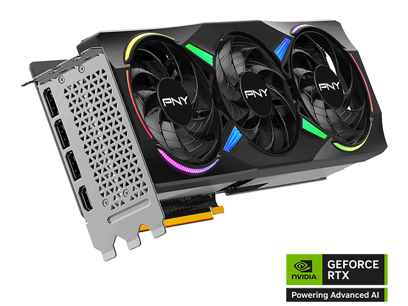 PNY RTX 5070Ti 16GB Gaming OC Triple fan, ARGB, GDDR7, 3xDP, 1xHDMI